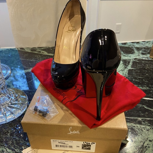 Christian Louboutin Shoes - Christian Louboutin Bianca Black Heels